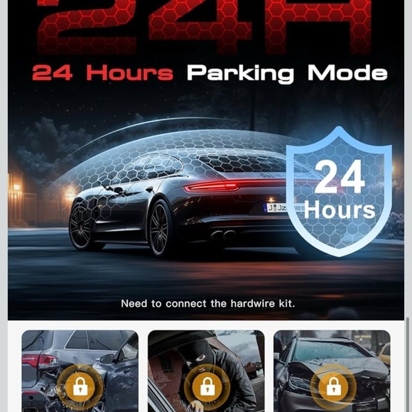 Dash Cam Front and Rear: 4K+1080P+1080P 3 Channel Dash Camera - Picture 8 of 11